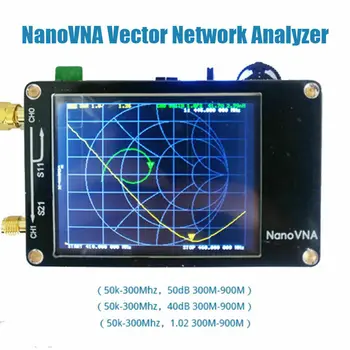 Uus 2.8 tolline LCD Ekraan NanoVNA VNA HF VHF-UHF UV-Vektor Võrgu Analüsaator Antenni Analüsaator + Aku