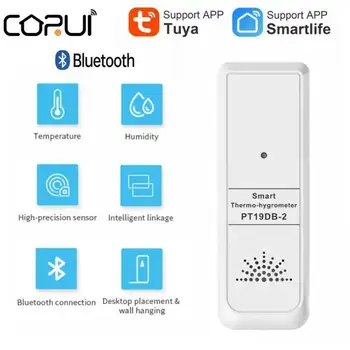 CORUI Tuya Mini Temperatuuri ja Niiskuse Andur Bluetooth App Kontrolli Kaasaskantav Siseruumides Väljas Termomeeter Hygrometer Smart Home