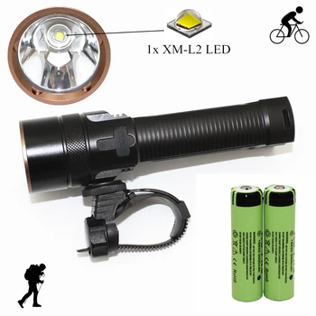 USB Laetav Taskulamp Set Bike Kerge XM-L2 LED Taskulamp Jalgratta Esi-Kerge, Veekindel Jalgrattasõit Lamp, millel on 18650 Aku