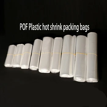 100tk/Palju 100 suurused POF Heat Shrink Kotid Selge, Membraan, Plast-ja Kosmeetikatooted Pack Kott Shrinkable Kotid Kuum Wrap Film Korter Diy