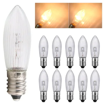 10tk E10 LED Küünal Lamp AC 10V-55V Asendamine Lamp, Lambid Lampada elutuba energiasäästlike Lampide Kodu Jõulud Decor