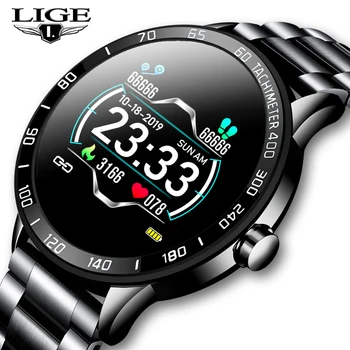 LIGE 2020. aasta Uus Smart Watch Meeste Veekindel Sport Südame Löögisagedus, vererõhk Fitness Tracker Smartwatch Pedometer reloj inteligente