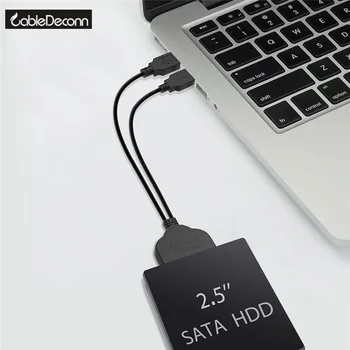 USB3.0 SATA Adapter Kaabel Kuni 5Gbps USB 2.0 Juhe toetab Suure Võimsusega SSD ja HHD-ja DVD-Juhi SATA 3 Converter