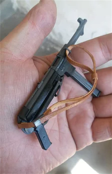 Hot Müük 1/6. WWII-Seeria Mini Mänguasjad Mudel Metall Materjali saksa MP40 püstolkuulipilduja ei Saa Vallandati Tegevus Tarvikud