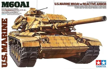 Tamiya 35157 1/35 U. S. Mere M60A1 Tank Koost Mudel, Hoone Komplektid Plastikust