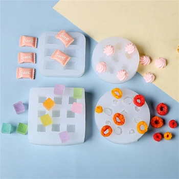 3D Mini Fondant Silikoon Hallituse DIY Kook Küpsetamine Vaik Hallituse Magustoit Donut Teenetemärgi Omanik Käsitöö Ehteid, Köök Toiduvalmistamise Vahendid
