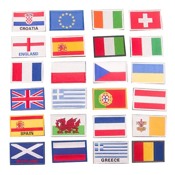 Euroopa Riigid, Riikide Lipud Plaastrid ELI Liikmesriikide Lipu all Tikand Appliques Raud Inglismaa Šotimaa Märgid Riided