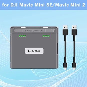 Aku Laadija DJI Mavic Mini SE/Mavic Mini 2 Undamine Aku Laadimine Hub Kiire Nutikas Akulaadija USB Port