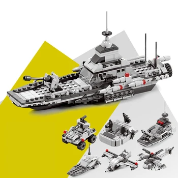 KES 6 1 Military Seeria Lahing Cruiser Hävitaja ehitusplokid Idee Fregatt Tellised Sõjalaev Mudel Mänguasjad Poiss Xmas Kingitus