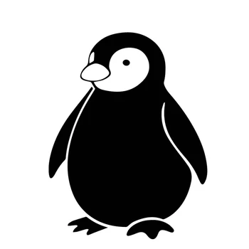 Armas Pingviin Loominguline Cartoon Auto Kaitseraua Kleebis Akna Seest Tarvikud Veekindel Anti-UV Auto Decal M16