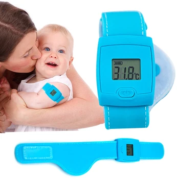 Digitaalne Baby Intelligentne Bluetooth Nutikas Termomeeter Palavik Temperatuur Käevõru LCD Ekraan Lapsed Täiskasvanud DJA99