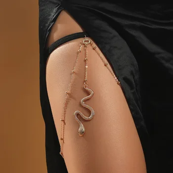 Bohemian Liialdatud Elastne Madu Pika Multi-layer Jalg Kett Naistele Trend Fashion Tsingi Sulam Rannas Keha Kett Ehted