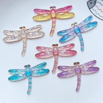 10tk Akrüül Jumalik Glittergeel Värviline Dragonfly Kodu Pulm DIY Kaunistustest Scrapbooking Accessorie K73