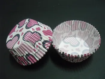 Tasuta Kohaletoimetamine 100tk roosa südame Paber Kook Cup Liner Küpsetamine Tassi Muffin sahtel Cupcake Juhtudel ystävänpäivä sünnipäeva