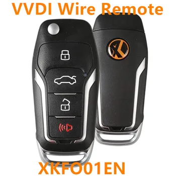 10tk/palju Xhorse universaalne VVDI wire remote control XKFO01EN nr transpponder kiip Ford VVDI Mini Peamine Vahend VVDI2