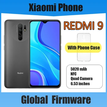 Nutitelefoni Xiaomi Redmi 9 celular 4GB RAM, 128GB ROM Mediatek Helio G80 5020 mAh Globaalne versioon (Rnadom värvi)