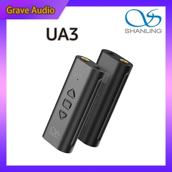 Shanling UA3 Kaasaskantav USB Dekooder AK4493SEQ DAC AMP Audio Võimendi Tüüp C 3.5/4.4 mm ühildub iOS Android Lüliti