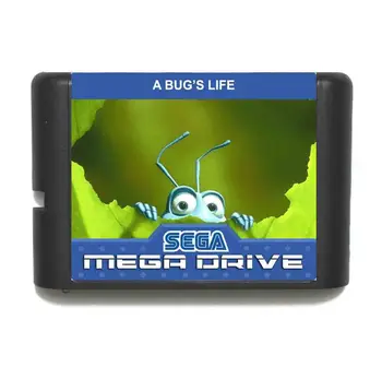 A bug ' s Life 16 bit MD Mäng Kaardi Jaoks Sega Mega Drive Jaoks Genesis