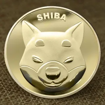 SHIBA Suveniiride Metall, kullatud Füüsilise SHIBA SHIB Mündi Suveniiride Mälestusmündid Laekuva Mündid, Mündi Cryptocurrency