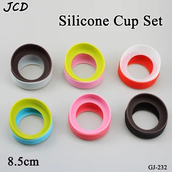 JCD 1TK 8.5 cm Silikoonist, ei libise anti-scald klaasist kate ruumi isolatsioon cup anti-scratch kanda cup alt pad kaitsev ümbris