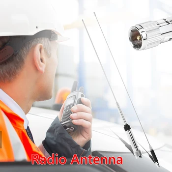 Auto Sisekujunduses Osad NL-770R 144/430MHz Dual Band Mobile / Jaama Raadio-Antenni UHF Isane Pistik
