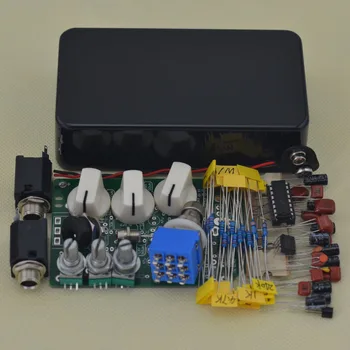 DIY Delay Pedaal PCB Kõik Komponendid Komplekt koos 1590B Ruum Must