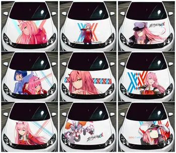 KALLIS aastal FRANXX Anime Tüdruk Auto Kapuuts Vinüül Kleebis Decal mahub iga auto 002