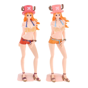 Mõõtmed on 23cm Anime Ühes Tükis Tegevus Joonis Kawaii Nami Kanda Chopper Müts Ujumistrikoo Seksikas Tüdruk Nukk Figuriin PVC Laekuva Mudel Mänguasi Kingitus