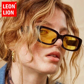 LeonLion 2021 Ovaalne Retro Päikeseprillid Naistele Luksus Brand Prillid Naiste/Meeste Candy Värvi Prillid Naiste Gafas De Sol Hombre