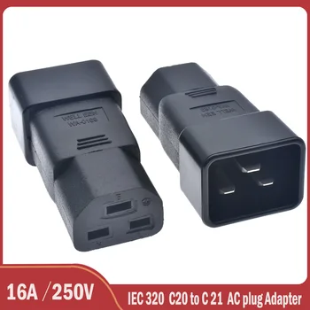 IEC320 IEC 320-C20 kuni C21, C19 Meeste ja Naiste Laiendamine PDU UPS Power Adapter connector Hinnatud 16A 250V WA-0169*