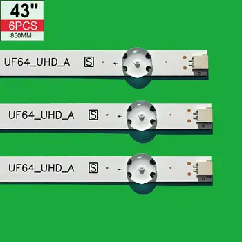 (Uus Kit )3 TK 8LED 850mm LED backlight ribad LIG 43UH6030 43UF640 HC430DGN-SLNX1 UF64_UHD_A 43LH60FHD EAV63192501