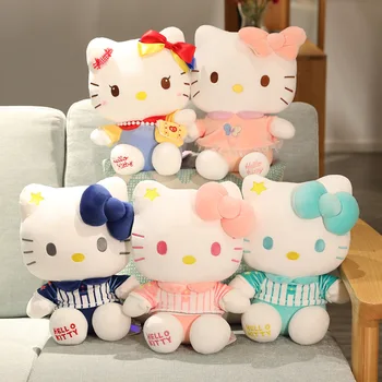 Sanrio tõeline Tere kass Kitty nukk -, Plüüš-mänguasi kass tüdruk sünnipäeva kingitus nukk filmi animatsiooni ümbritseva lühi -, plüüš-padi nukk