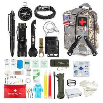 Avarii Ellujäämise First Aid Kit Sõjalise Taktikalise Admin Kott EMT Bug Out Kott Camping Gear Taktikaline Molle IFAK EMT Trauma