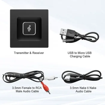 2-In-1 Bluetooth-Compitible-Vastuvõtja, Saatja Combo Tv Arvuti Bluetooth-Compitible Adapter V4.2 Plug and Play