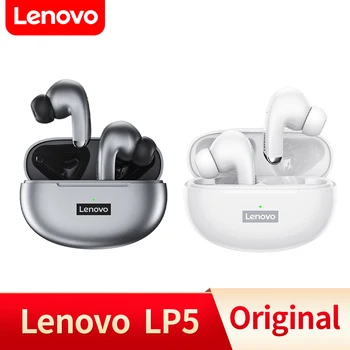 Lenovo LP5 Traadita Bluetooth-Earbuds HiFi Muusika Kõrvaklapid Koos Mikrofoniga Kõrvaklapid, Sport Veekindel Peakomplekt iPhone Xiaomi
