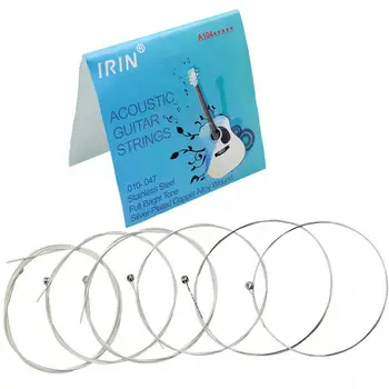 IRIN A104 hõbetatud Muusika Instrumendi Stringid Asendamine Akustiline Kitarr 0.010-0.047 Tolli