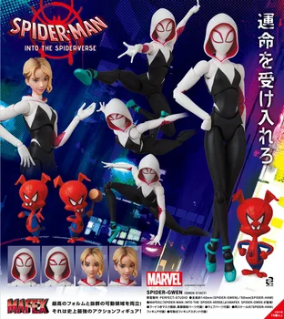 Algne MAFEX Marvel Spider-GWEN Gwenpool 134 Anime Tegevus Kogumise Näitajad Mudel, Mänguasjad, Kingitused Lastele