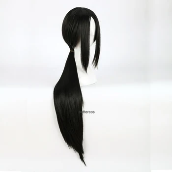 Itachi Uchiha Cosplay Parukad Pikk Must Kuumuskindel Sünteetiline Karv Wig + Parukas Kork