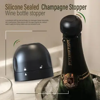Tihend Šampanja Korgi Silikoonist Punase Veini Pudel Hülgelaev Cava Kork Suletud Vahuveini Kork Säilitada Värske Vaakum Anti Leke Bar Vahend
