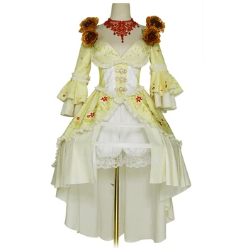 Anime Mäng Identiteedi V Verine Mary Queen Uus Nahk Vere Pidu Elegantne Kleit Cosplay Kostüüm Identiteedi V H