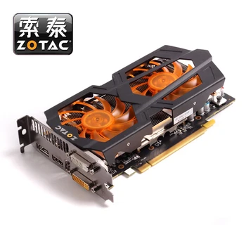 Algne ZOTAC graafikakaarti GeForce GTX660 2GB GPU 192Bit GDDR5 videokaart nVIDIA Kaart, GTX 660 2GD5 2G Hdmi-Dvi-DP Kasutatud