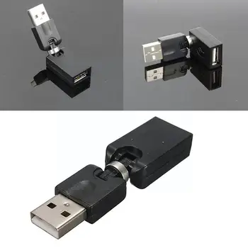 Nieuwe USB 2.0 Mees Naar USB-Emane 360 Graden Rotatie Kuum Adapter Uitbreiding Hoek kaabel, uus K7I5