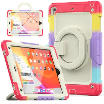 Raskeveokite puhul Apple iPad 9.7 2018 2017 Air 2 Pro 9.7 2016 Lapsed Ohutu PC, Räni, Põrutuskindel Tõmba Ring Seista Tableti Kate