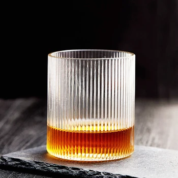 Mustriga Klaasist Joomine Kruus Kõrge väärtusega Viski, Õlle Kruus Leibkonna Läbipaistev Klaas ühekihiline Cup