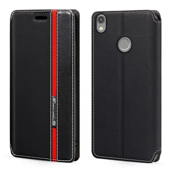 Eest Tecno Camon CX Õhu Juhul Mood Mitmevärviline Magnetilise Sulgemise Nahast Flip Case Cover Kaardi Omanik 5,5 cm