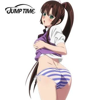 JumpTime 13cm x 6.3 cm Anime Strike Vere Kawii Tüdrukute Ilu Kirasaka Sayaka Sport Ralli Auto Kleebised Windows Decal
