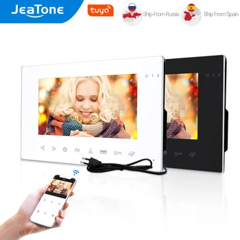 Jeatone 7 Tolline 960P/AHD Tuya WiFi Ühe Video Intercom Jälgida Kodus Smart Screen with Remote Control Funktsioon