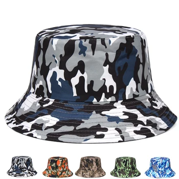 2022Trends Camoufl Kopp Müts Naiste/meeste Panama Müts Puuvilla Vabaaja Kalamehe Mütsid Väljas Päikesekaitsetoodete Kalapüügi Hip-Hop Päike Mütsid