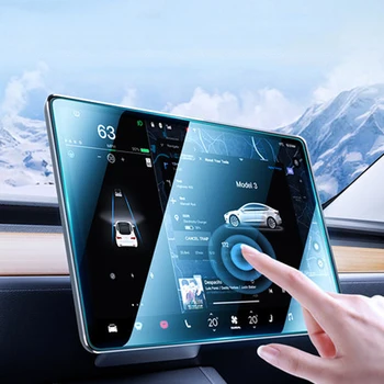 Karastatud Klaasist Ekraan Kaitsja Mõeldud Tesla Model 3/Y Armatuurlaua Puutetundlik Matt HD Anti Sõrmejälje Anti-sinine Valgus