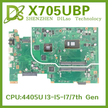 KEFU X705UBP Emaplaadi ASUS Vivobook 17 X705UB X705UVP Sülearvuti Emaplaadi Koos 4405U I3-I5-I7/7th Gen CPU N16S-GMR-S-A2 GPU